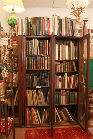 Attenson's Antiques & Books bookcase